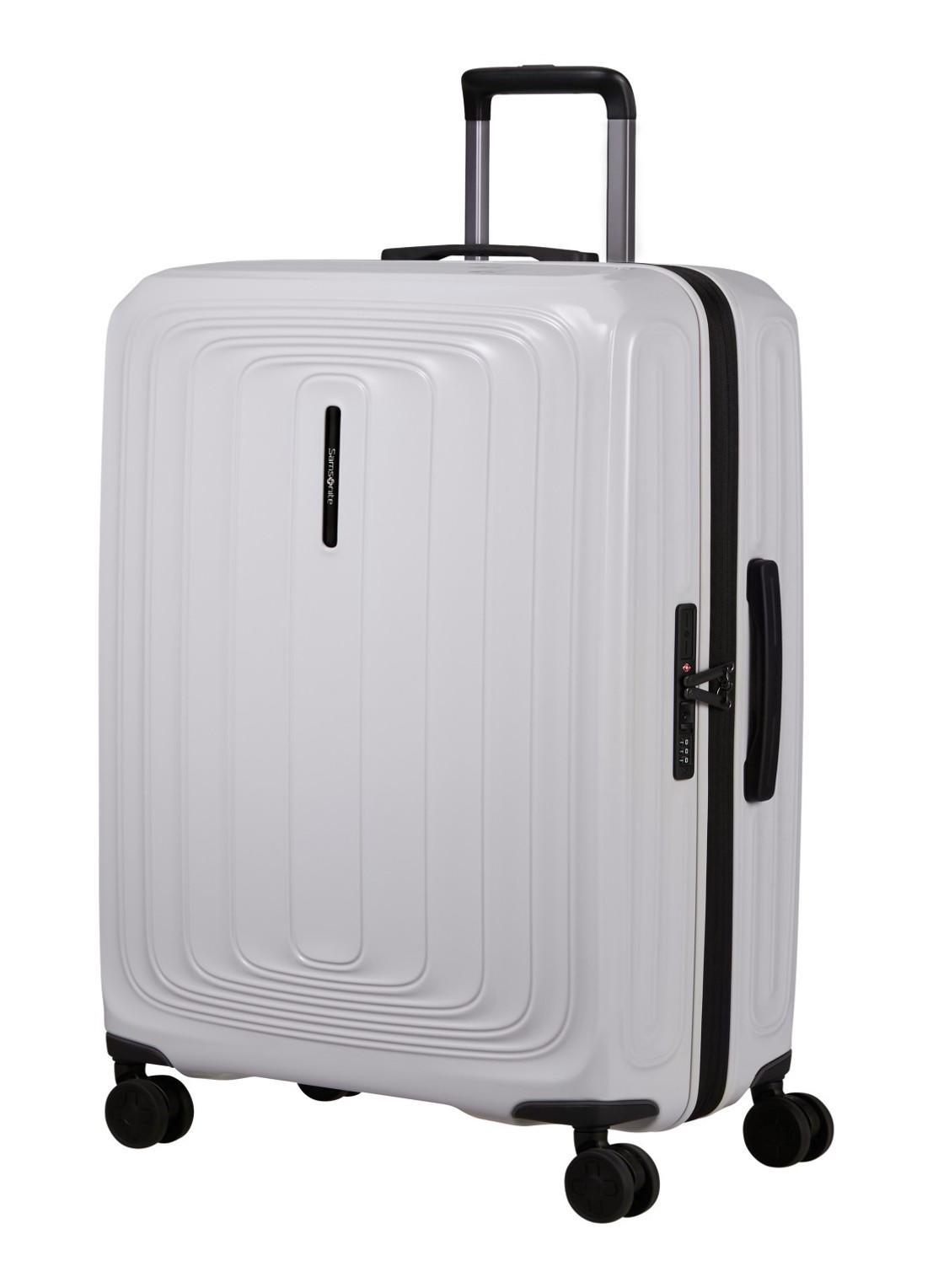 Samsonite 2Wander vergrootbare spinner 75 cm - voorkant 3 lichtgrijs