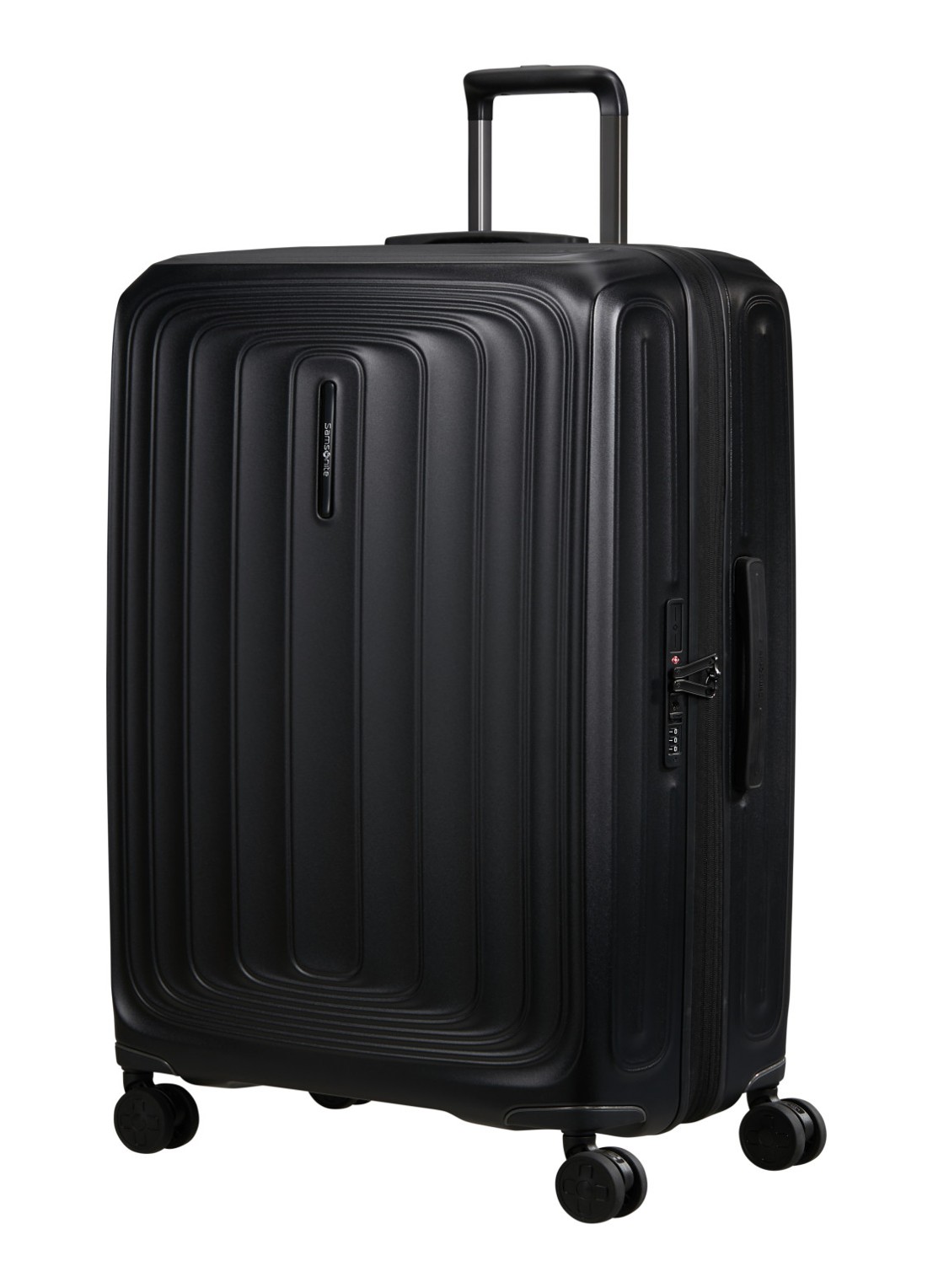Samsonite 2Wander vergrootbare spinner 81 cm - voorkant 3 zwart
