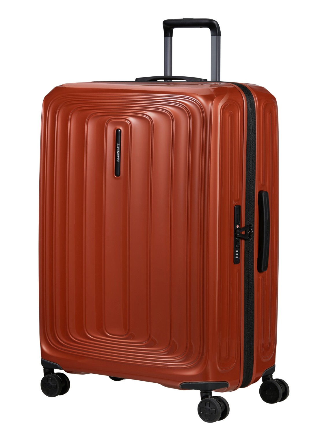 Samsonite 2Wander vergrootbare spinner 81 cm - achterkant 3 roodbruin