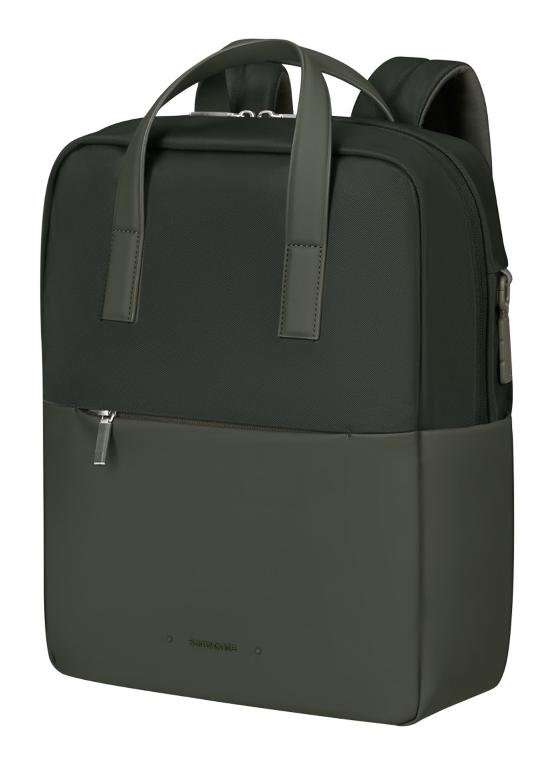 Samsonite 4Pack rugzak met 14 inch laptopvak - voorkant 2 legergroen