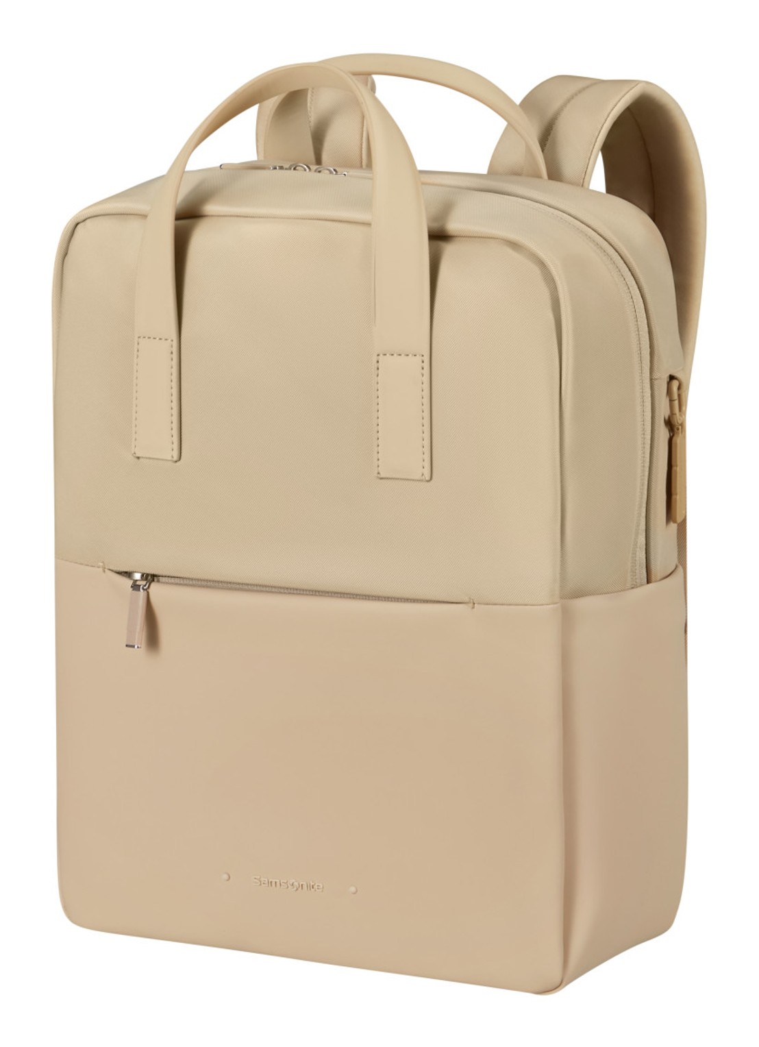 Samsonite 4Pack rugzak met 14 inch laptopvak - voorkant 2 beige