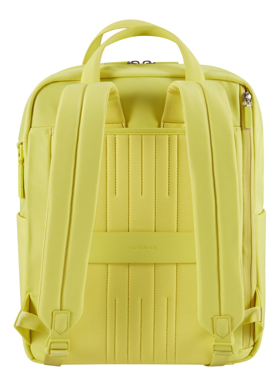 Samsonite 4Pack rugzak met 14 inch laptopvak - achterkant 3 neongeel