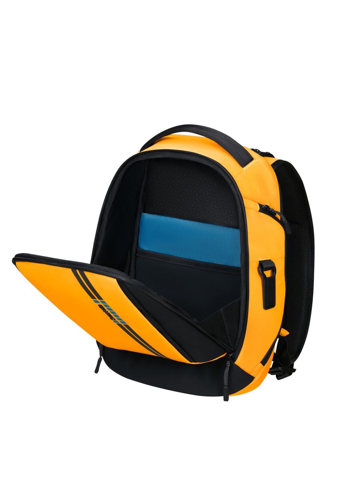 Samsonite Active Road rugzak - achterkant geel