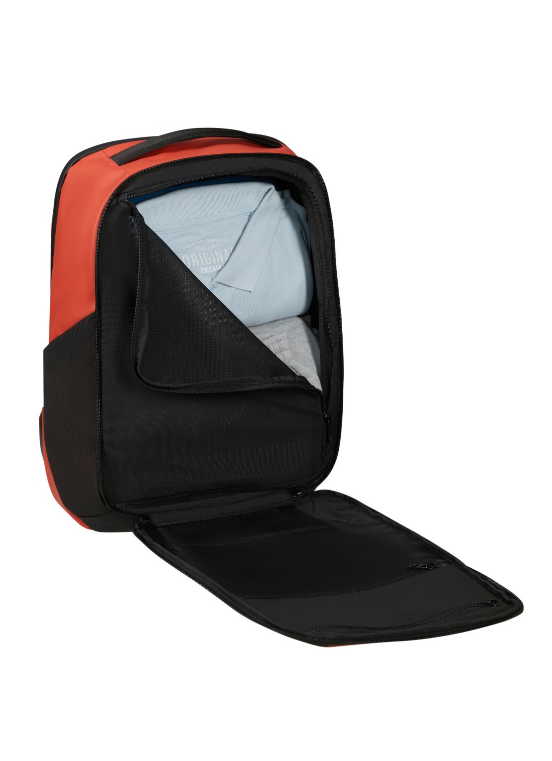 Samsonite Active Road rugzak - achterkant oranjerood