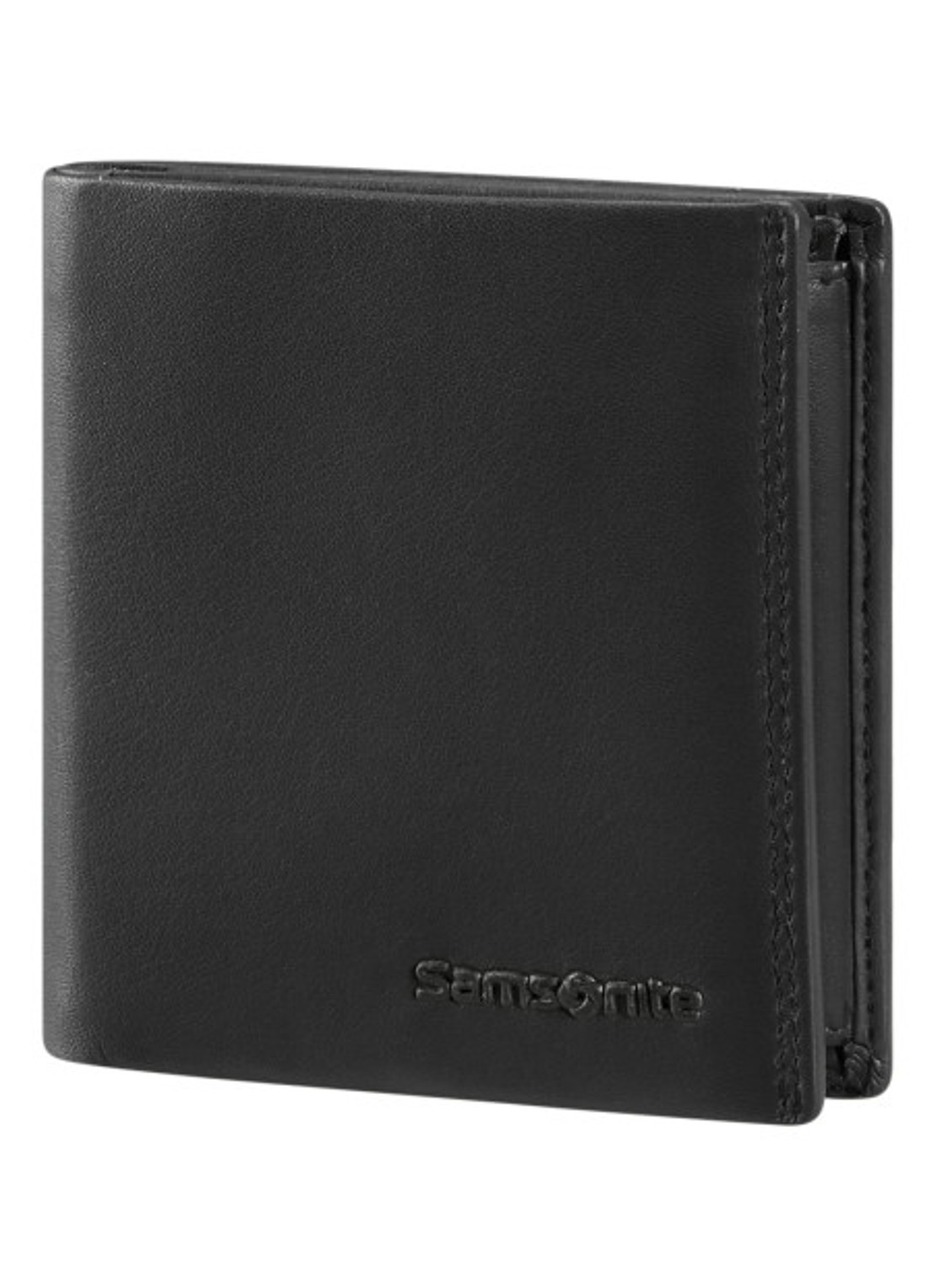 Samsonite Attack 2 SLG portemonnee van leer - detail zwart