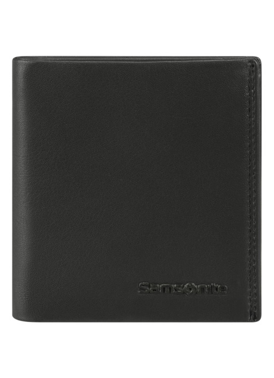 Samsonite Attack 2 SLG portemonnee van leer - voorkant 2 zwart