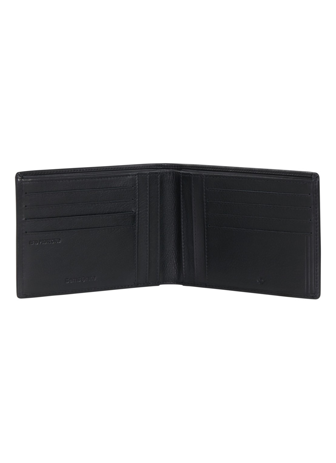 Samsonite Attack 3,0 SLG portemonnee van leer - detail zwart