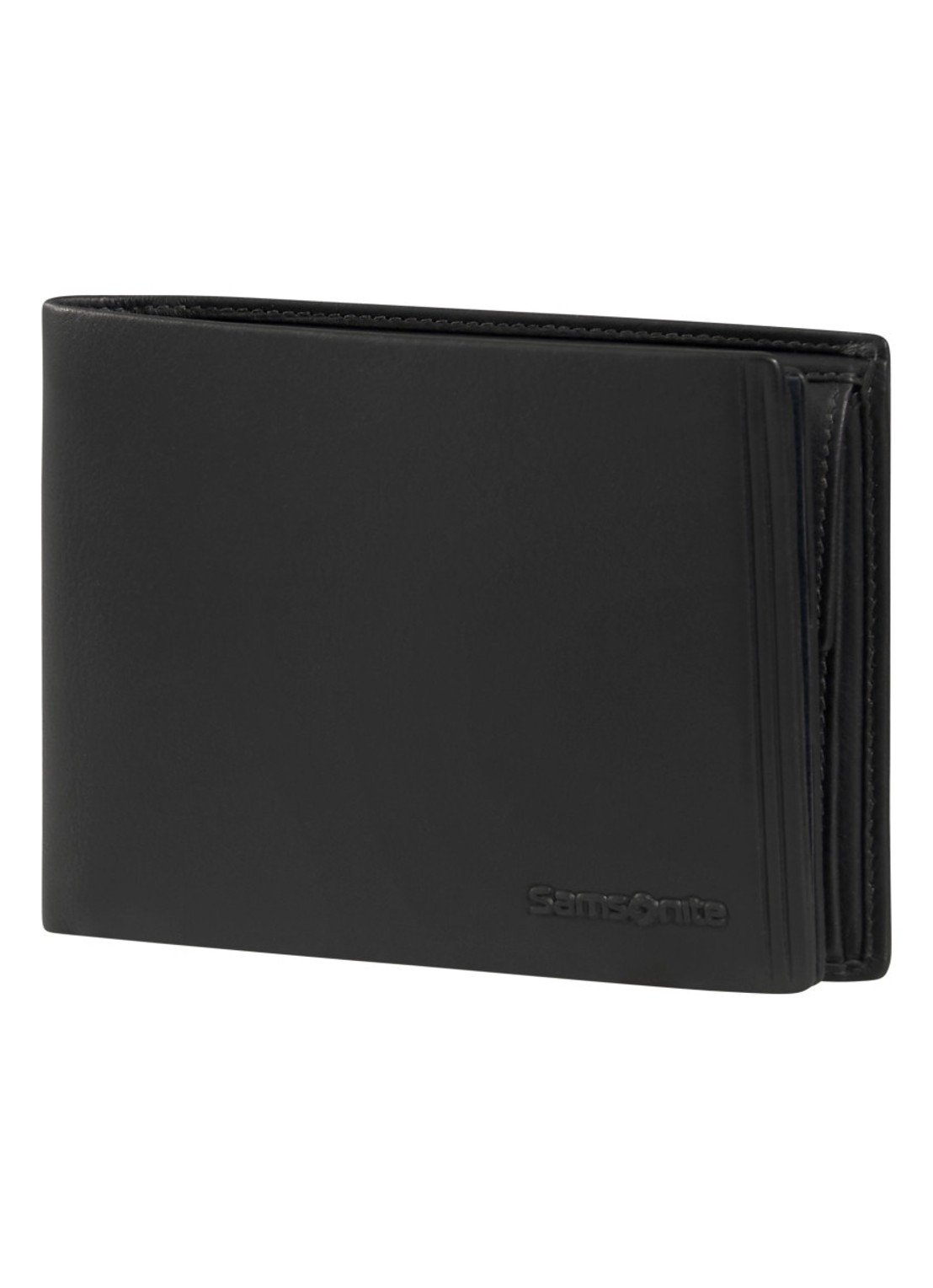 Samsonite Attack 3.0 SLG portemonnee van leer - voorkant 3 zwart