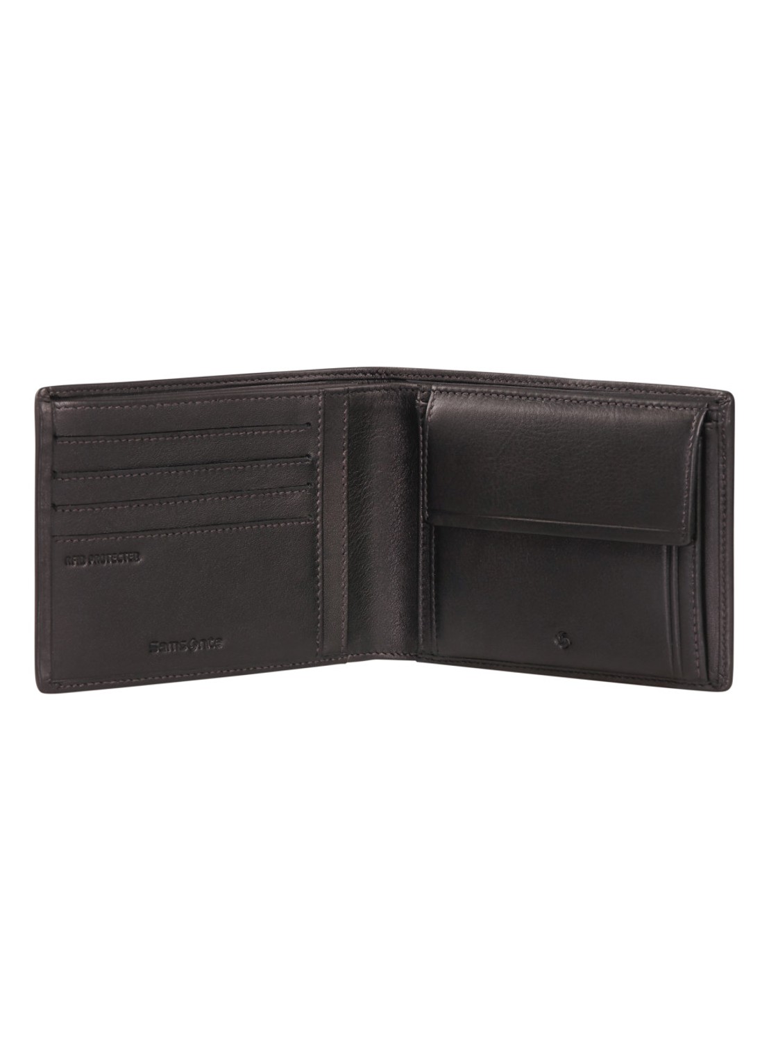Samsonite Attack 3.0 SLG portemonnee van leer - detail 4 bruin