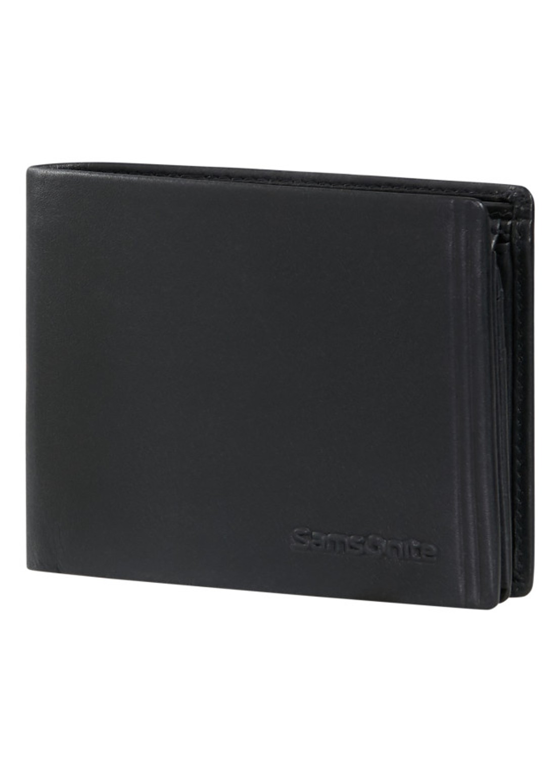 Samsonite Attack 3.0 SLG portemonnee van leer - voorkant 3 zwart