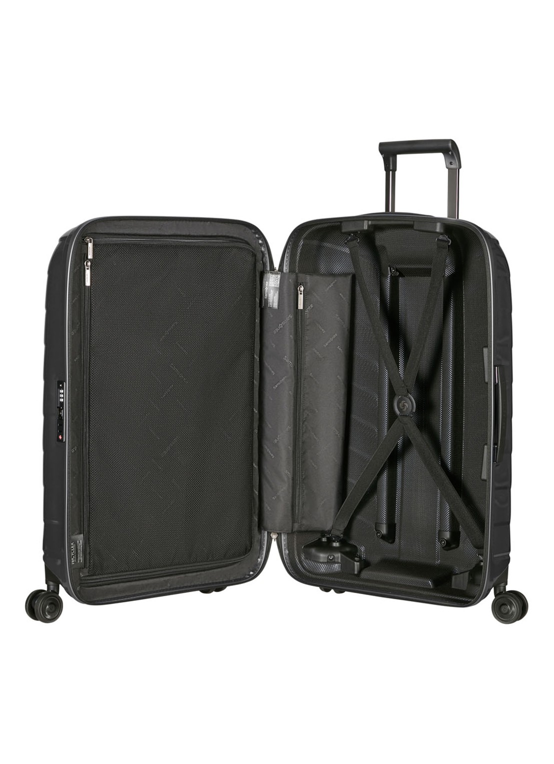 Samsonite Attrix spinner 69 cm - achterkant antraciet
