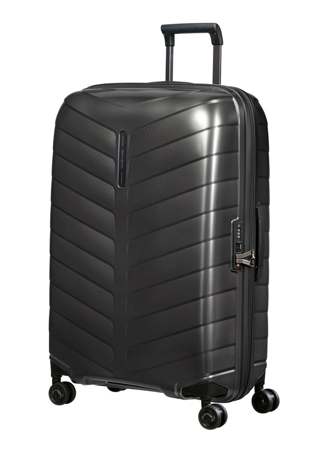 Samsonite Attrix spinner 75 cm - voorkant 2 zwart