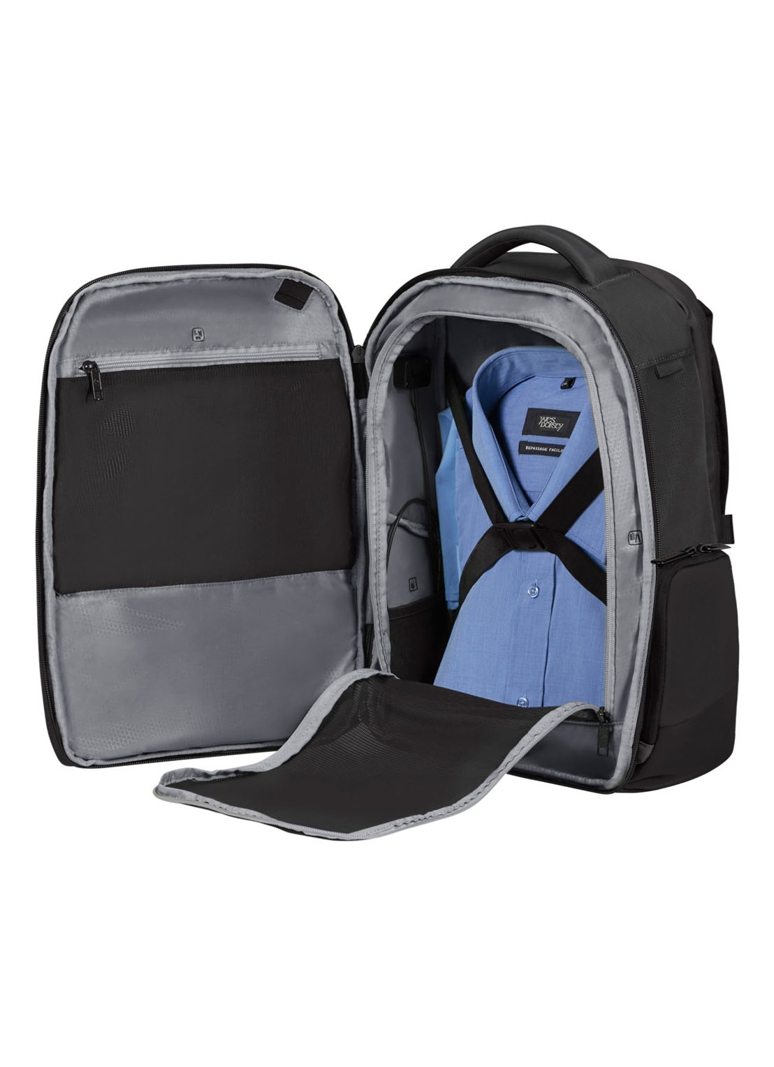 Samsonite Biz2Go rugzak met 15,6 inch laptopvak - voorkant 5 zwart