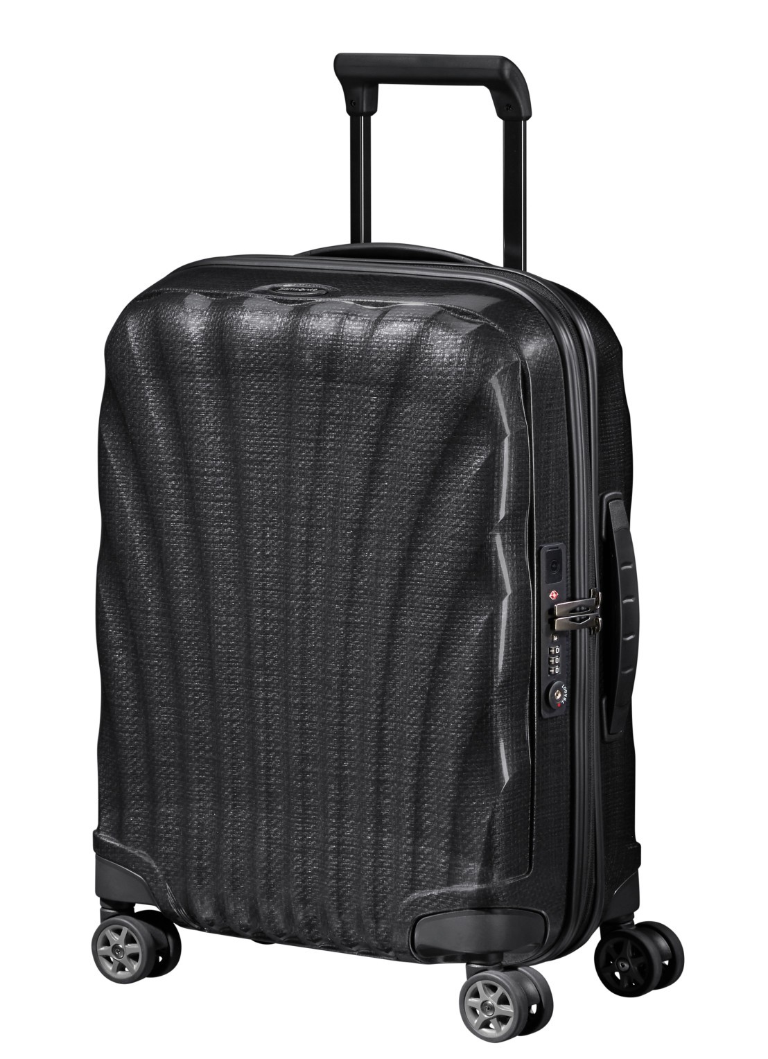 Samsonite C-Lite spinner 55 cm  - detail zwart