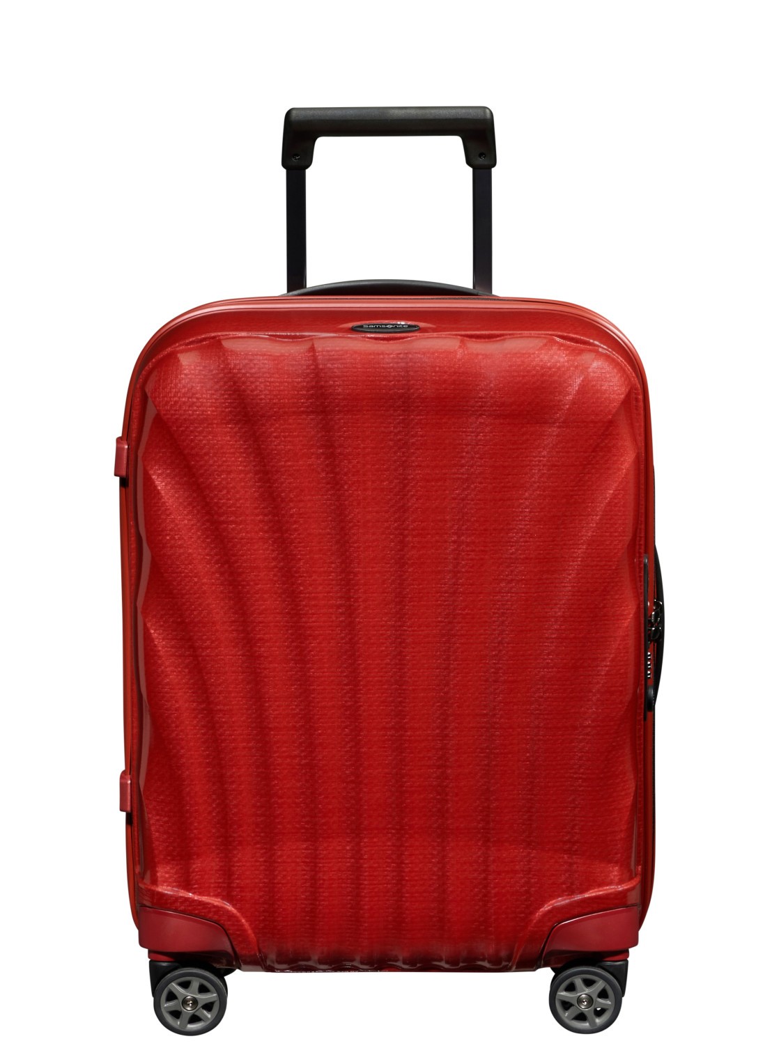 Samsonite C-Lite spinner 55 cm - voorkant 4 steenrood