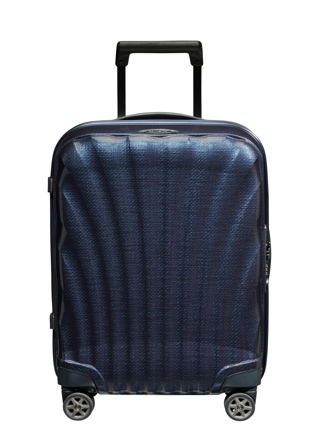 Samsonite C-Lite spinner 55 cm - voorkant 5 middenblauw