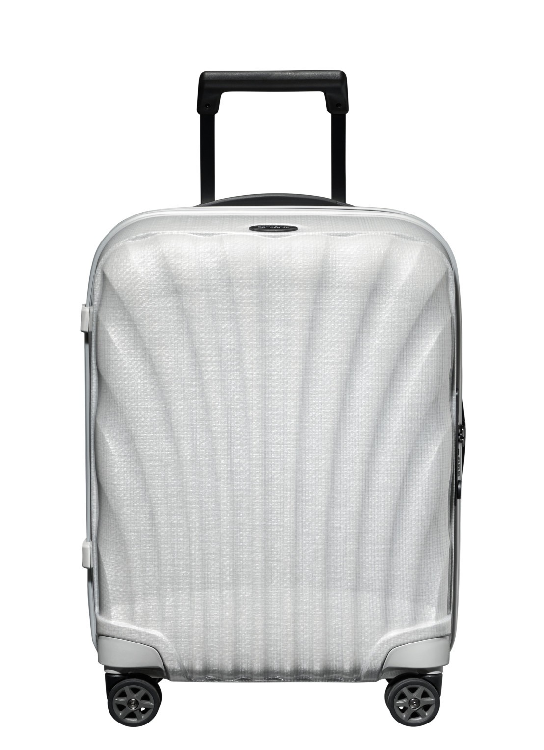 Samsonite C-Lite spinner 55 cm - voorkant gebroken wit