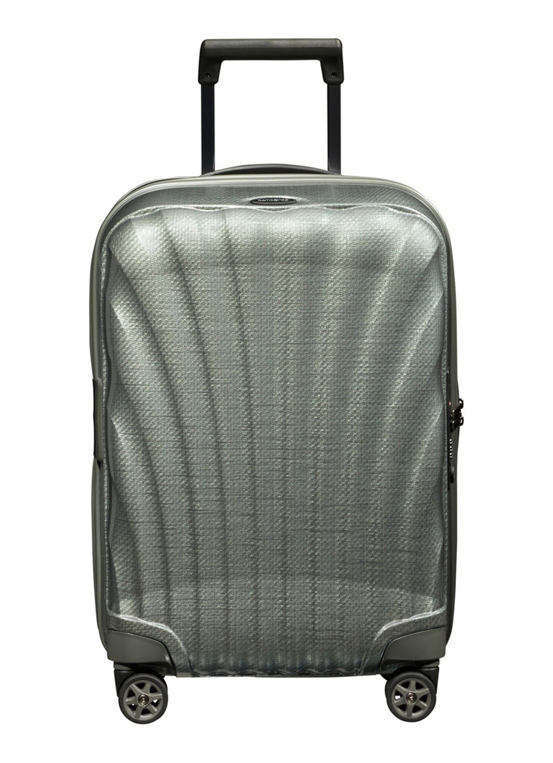 Samsonite C-Lite spinner 55 cm  - voorkant 4 groen