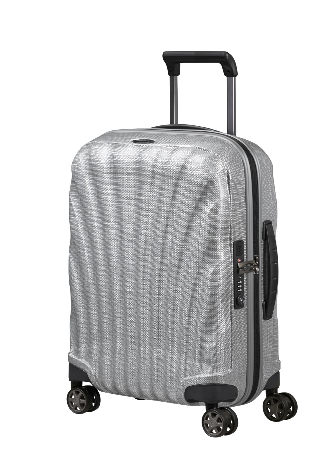 Samsonite C-Lite spinner 55 cm - voorkant 3 grijs