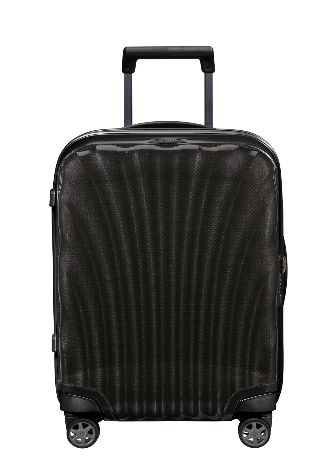 Samsonite C-Lite spinner 55 cm - voorkant 2 zwart