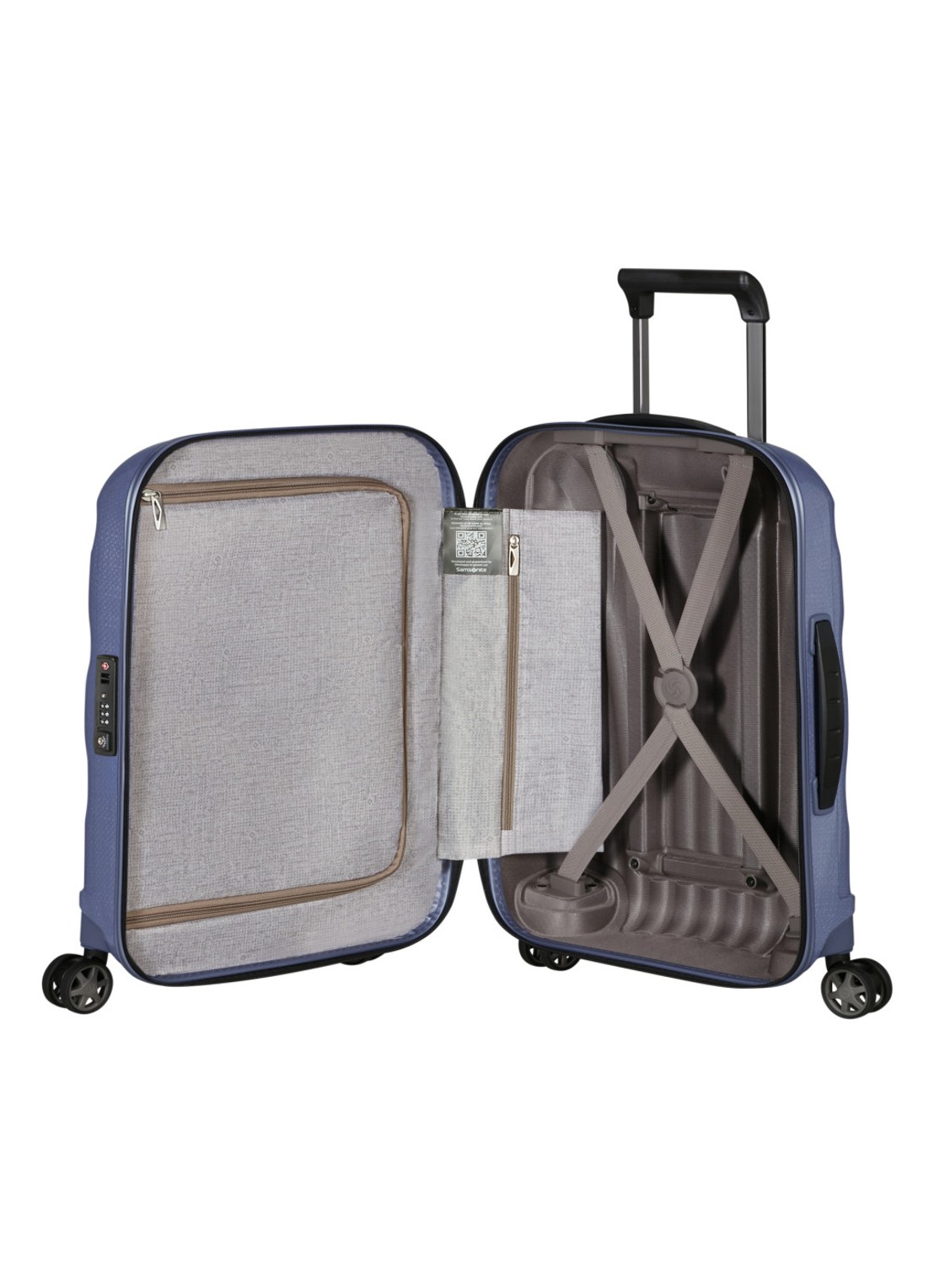 Samsonite C-Lite spinner 55 cm - detail lavendel