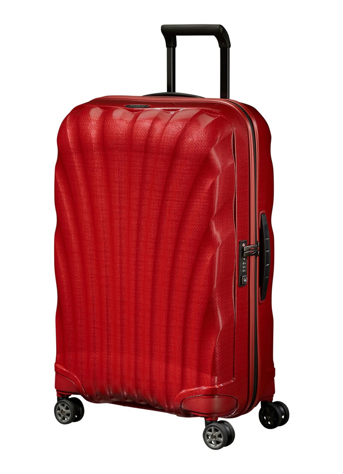 Samsonite C-Lite spinner 69 cm - detail steenrood