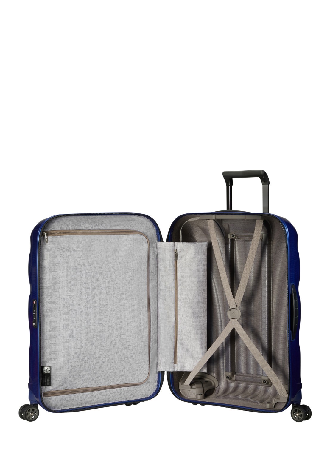 Samsonite C-Lite spinner 69 cm  - achterkant 5 deep blue