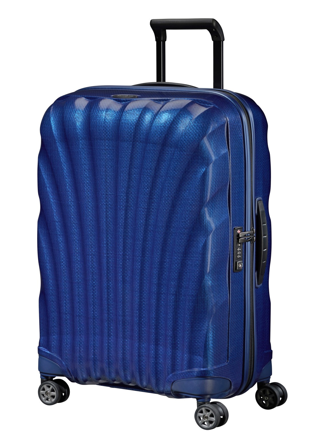 Samsonite C-Lite spinner 69 cm - voorkant 2 deep blue