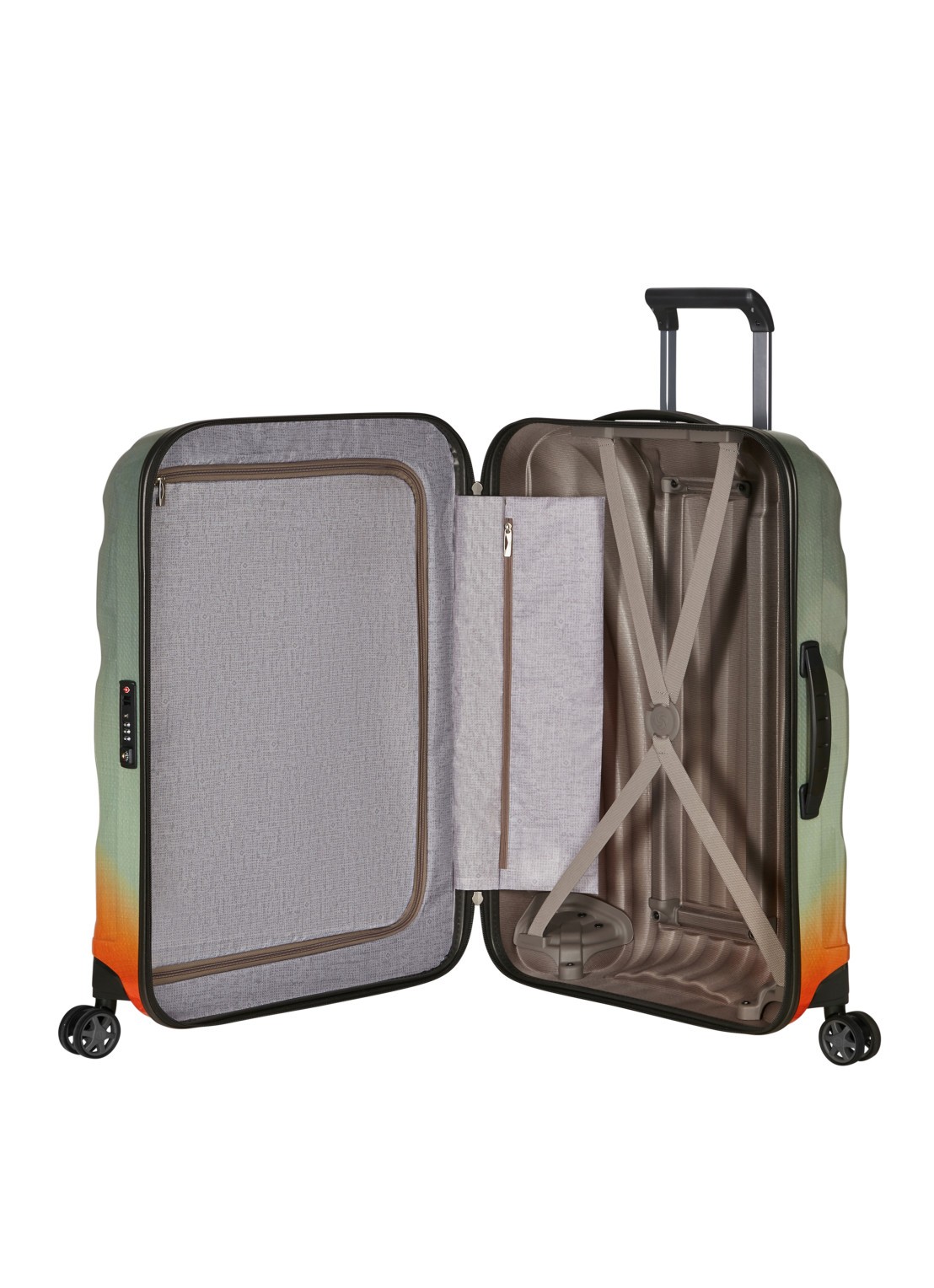 Samsonite C-Lite spinner 69 cm - achterkant 5 orange