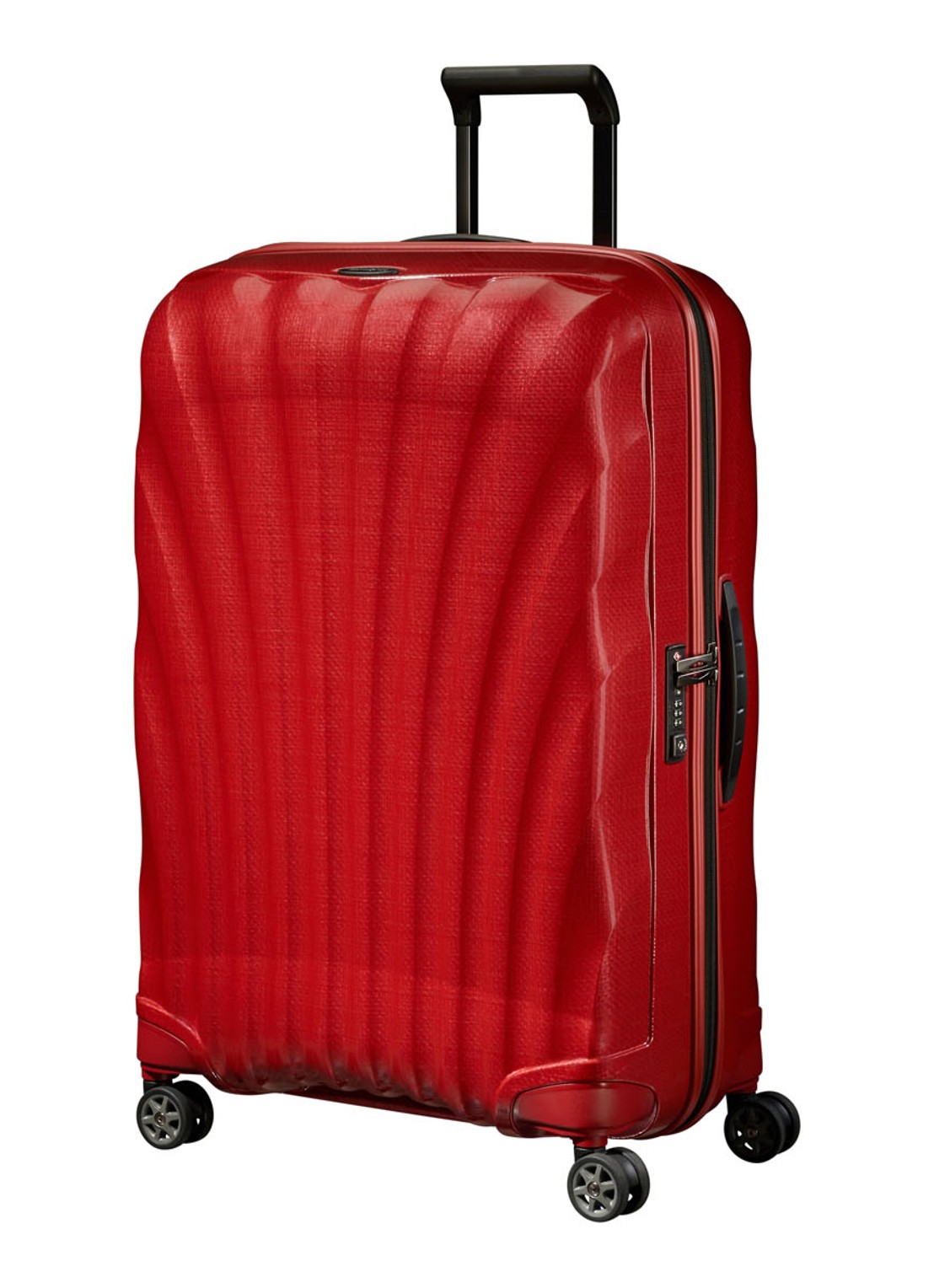 Samsonite C-Lite spinner 75 cm - detail steenrood