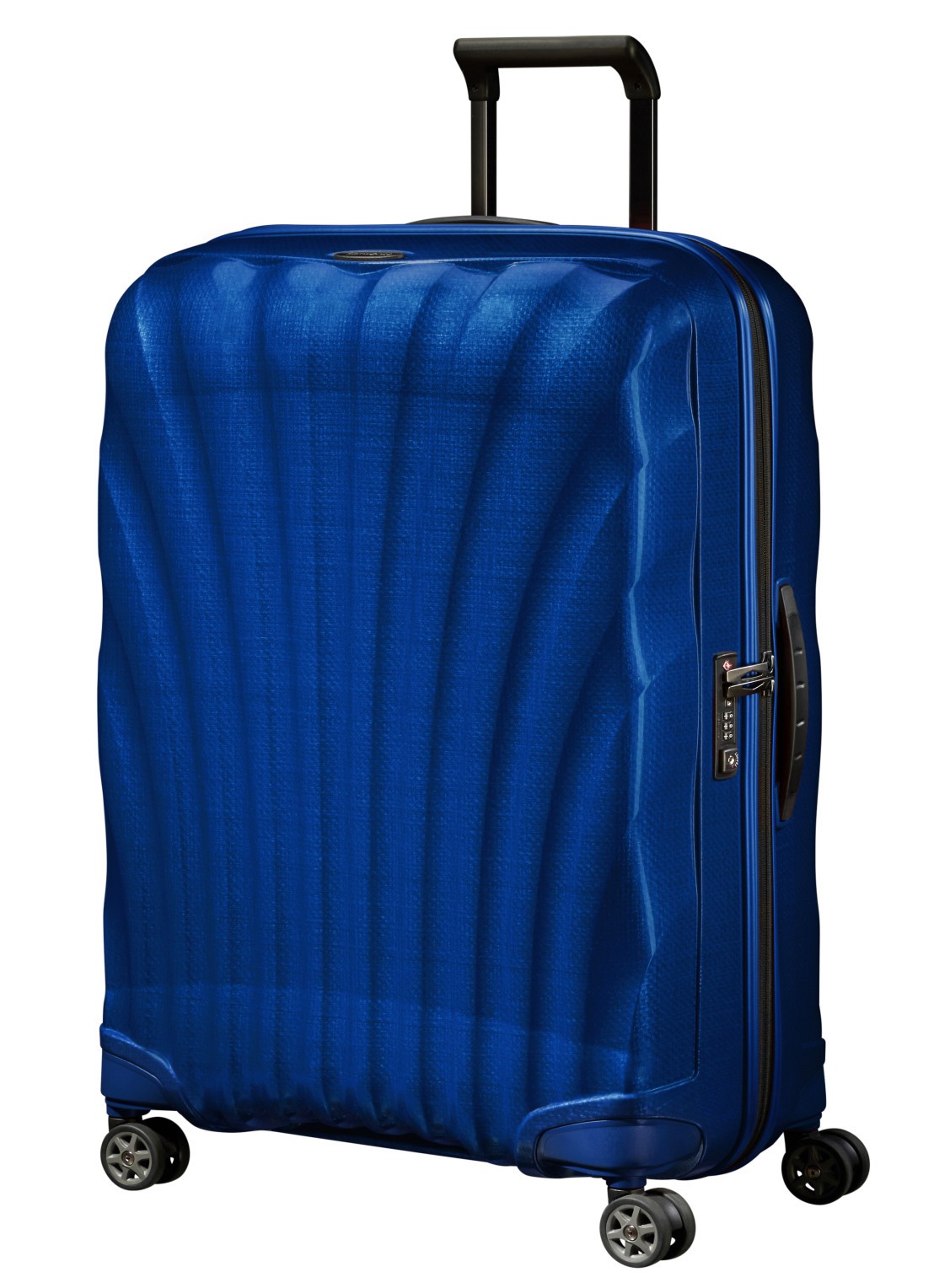 Samsonite C-Lite spinner 75 cm  - voorkant 5 deep blue