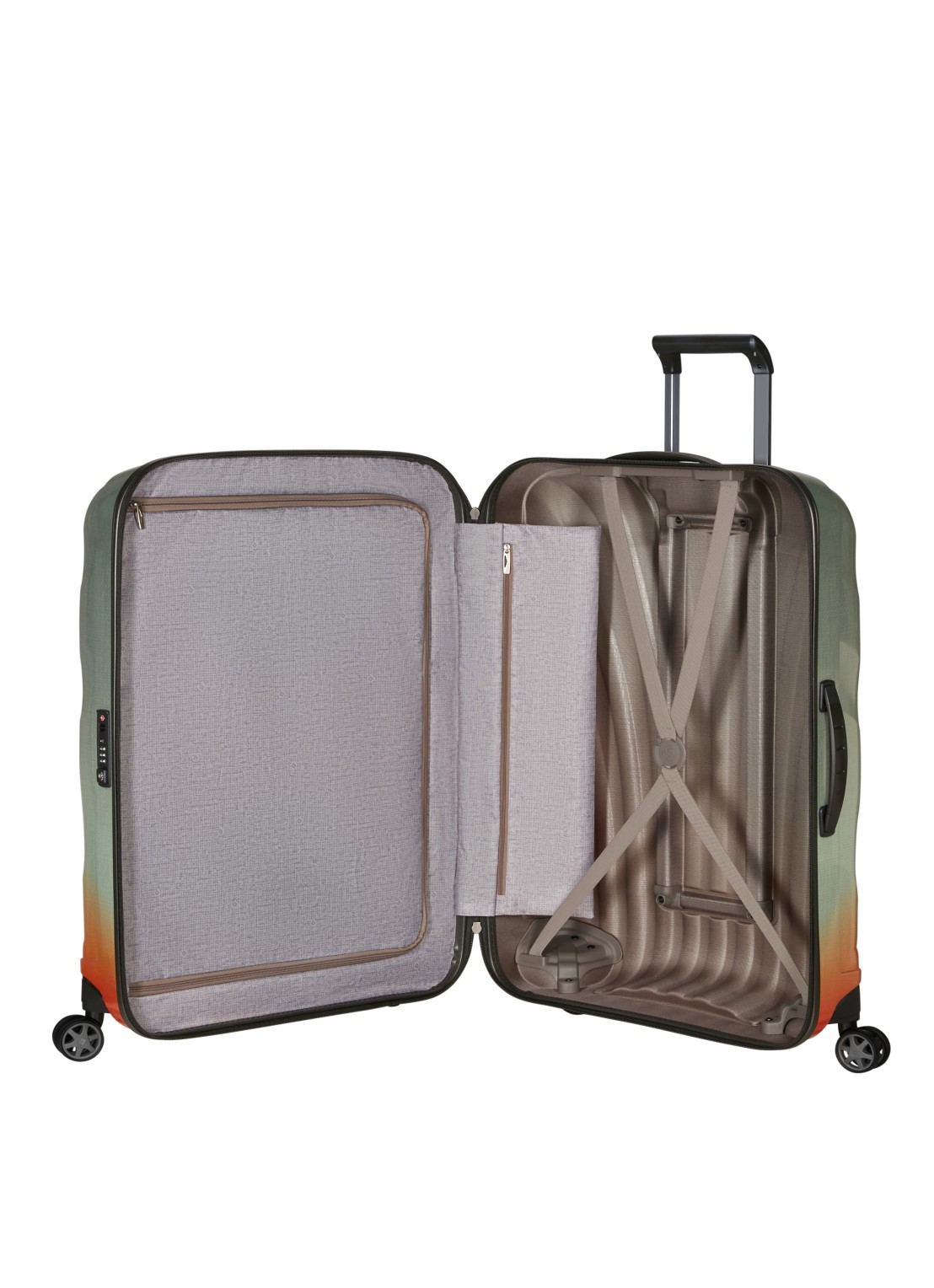 Samsonite C-Lite spinner 75 cm - achterkant 4 orange