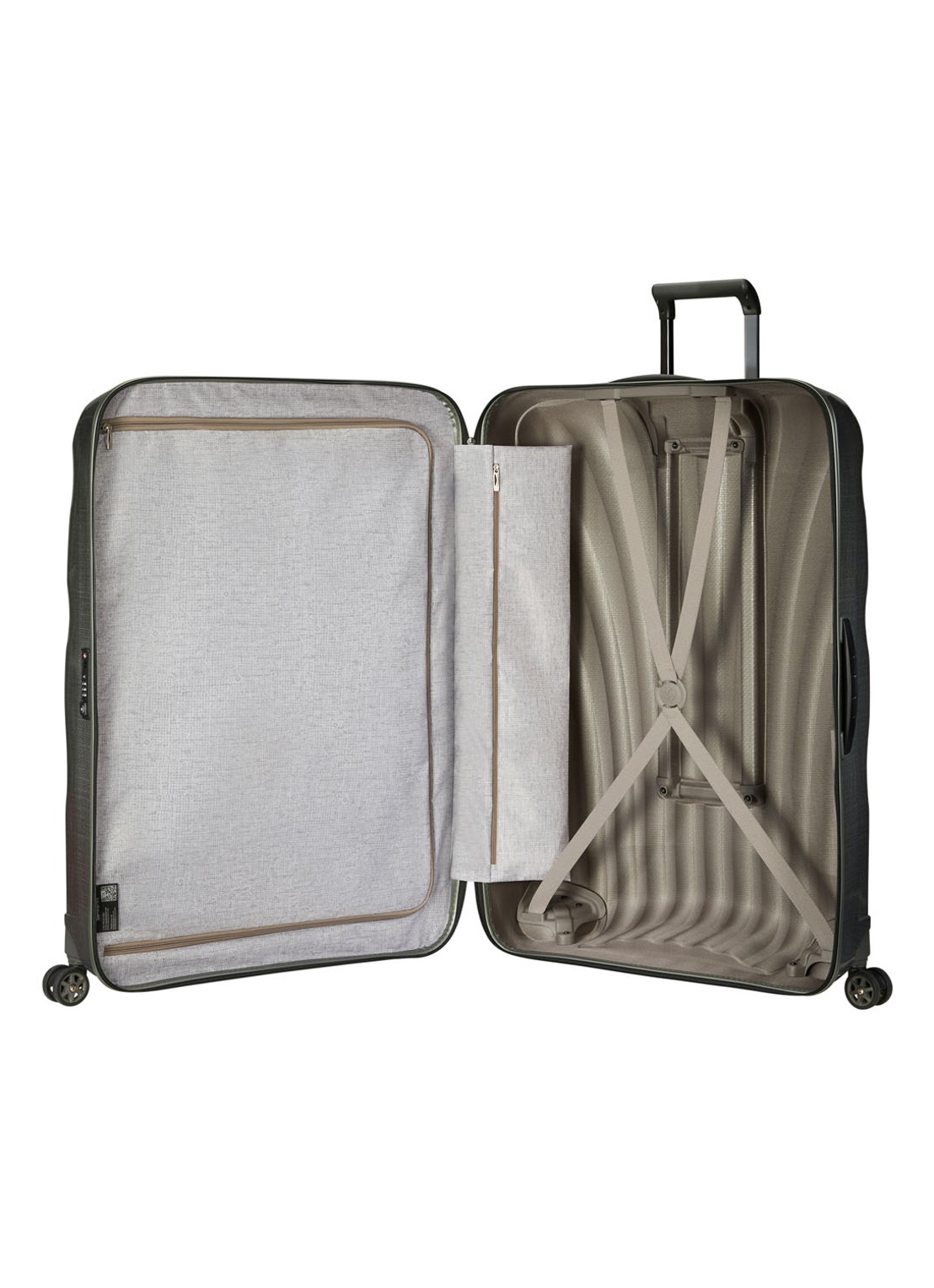 Samsonite C-Lite spinner 86 cm - voorkant 2 bronsgroen