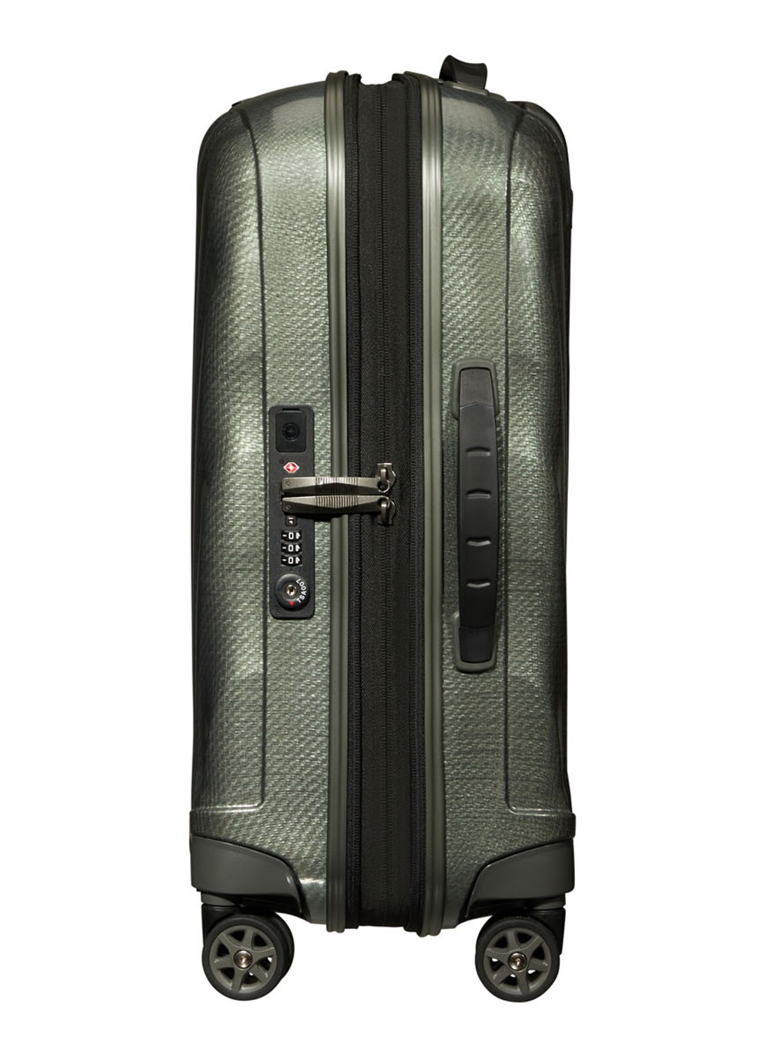 Samsonite C-Lite uitbreidbare spinner met USB-poort 55 cm - detail groen