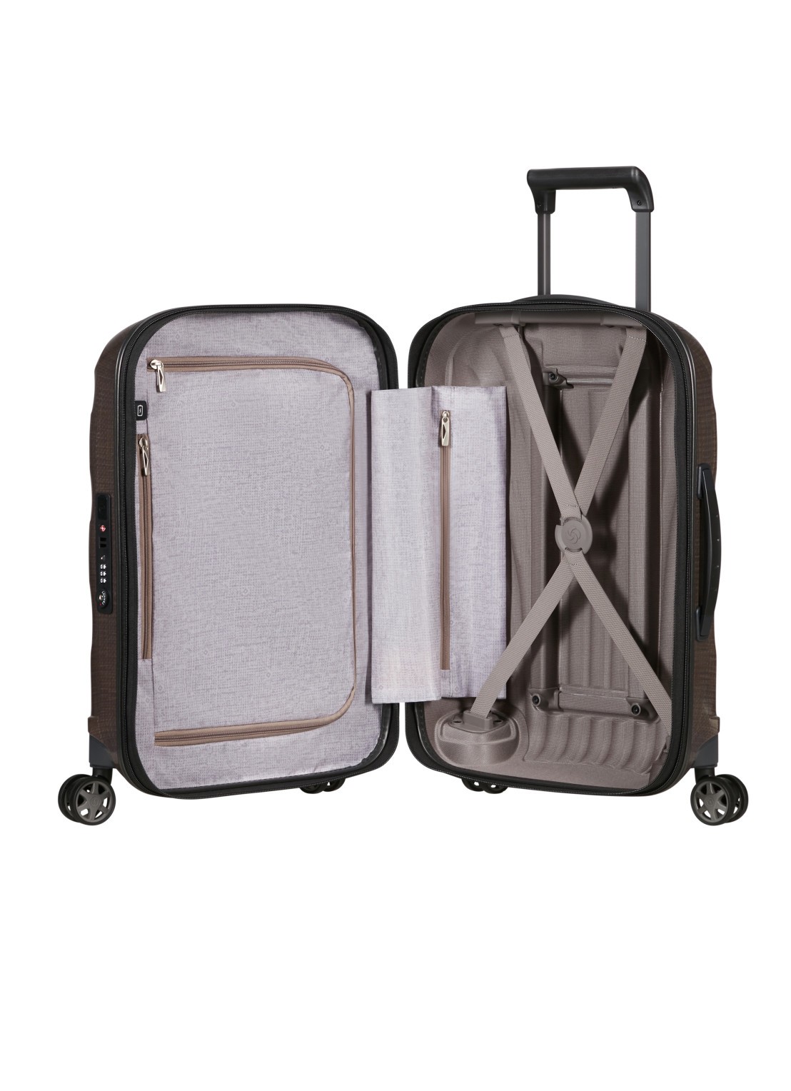 Samsonite C-Lite vergrootbare spinner 55 cm - detail 3 aubergine