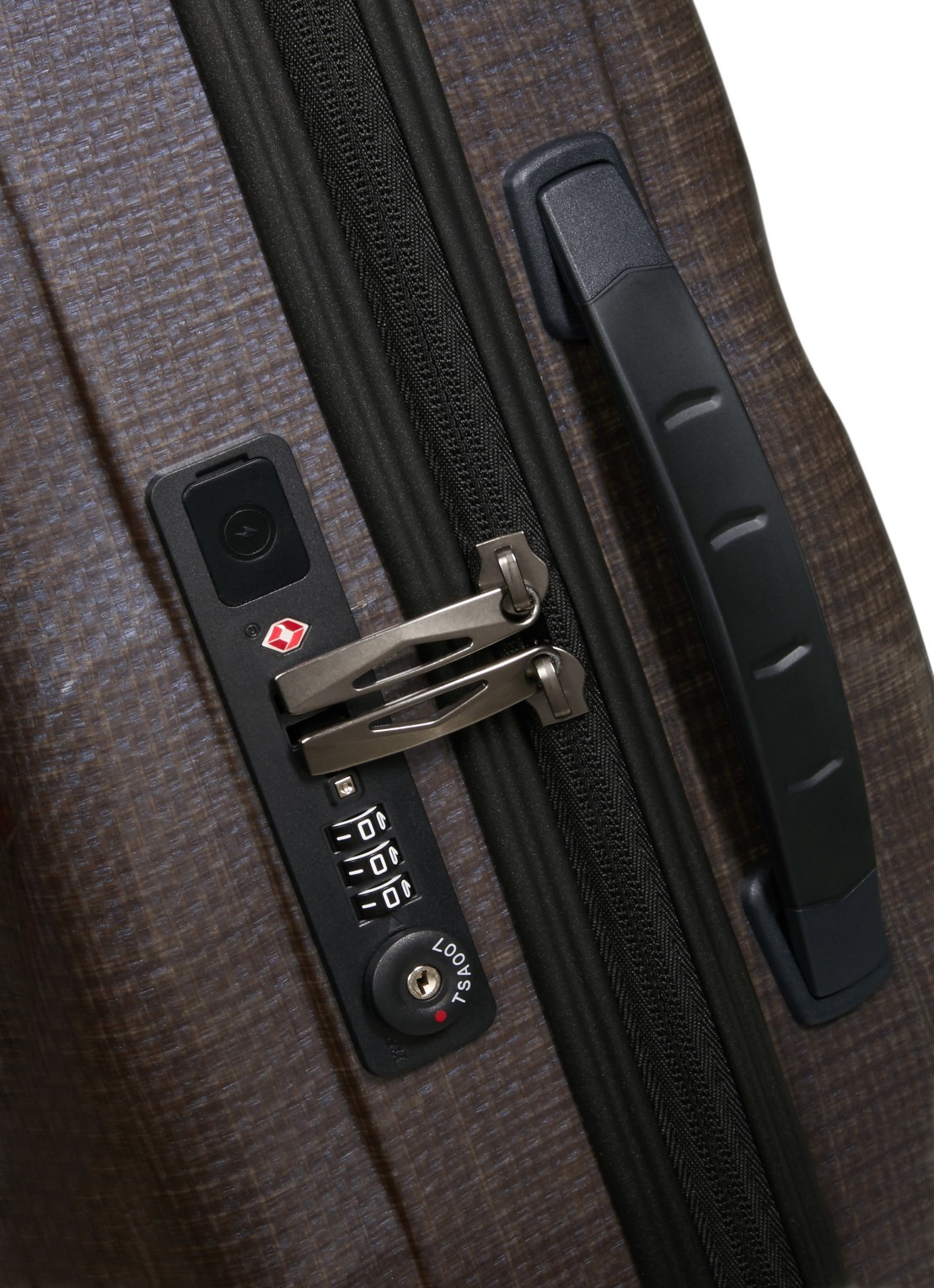 Samsonite C-Lite vergrootbare spinner 55 cm - detail 5 aubergine