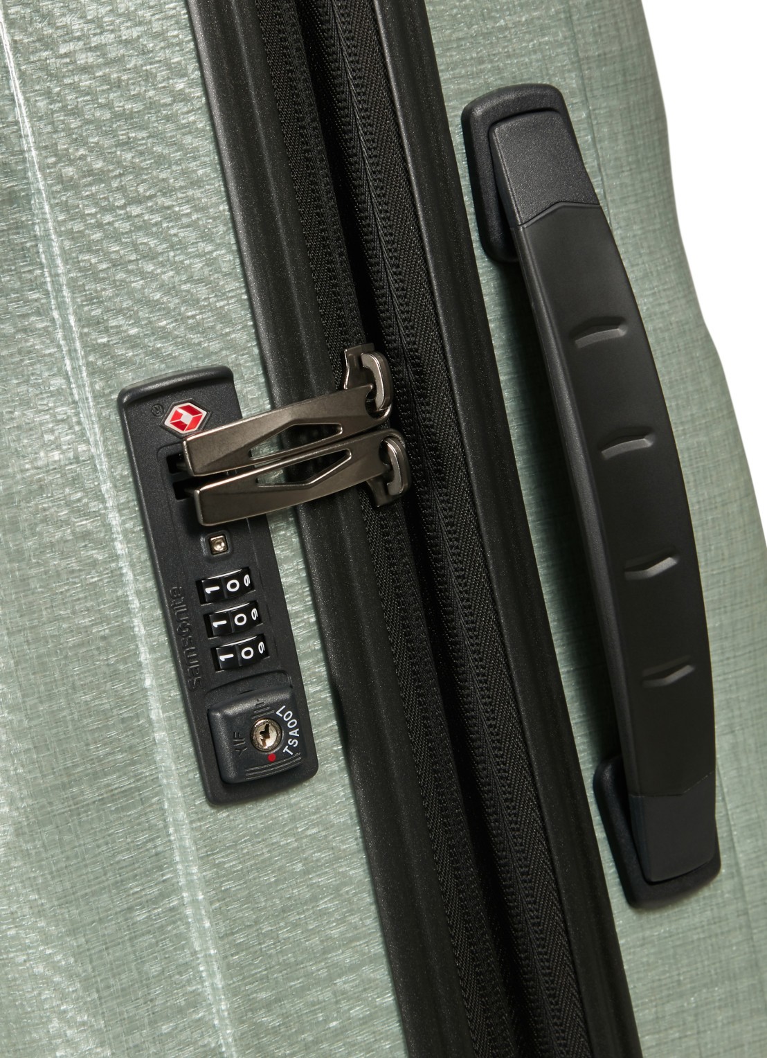 Samsonite C-Lite vergrootbare spinner 55 cm - detail 2 orange