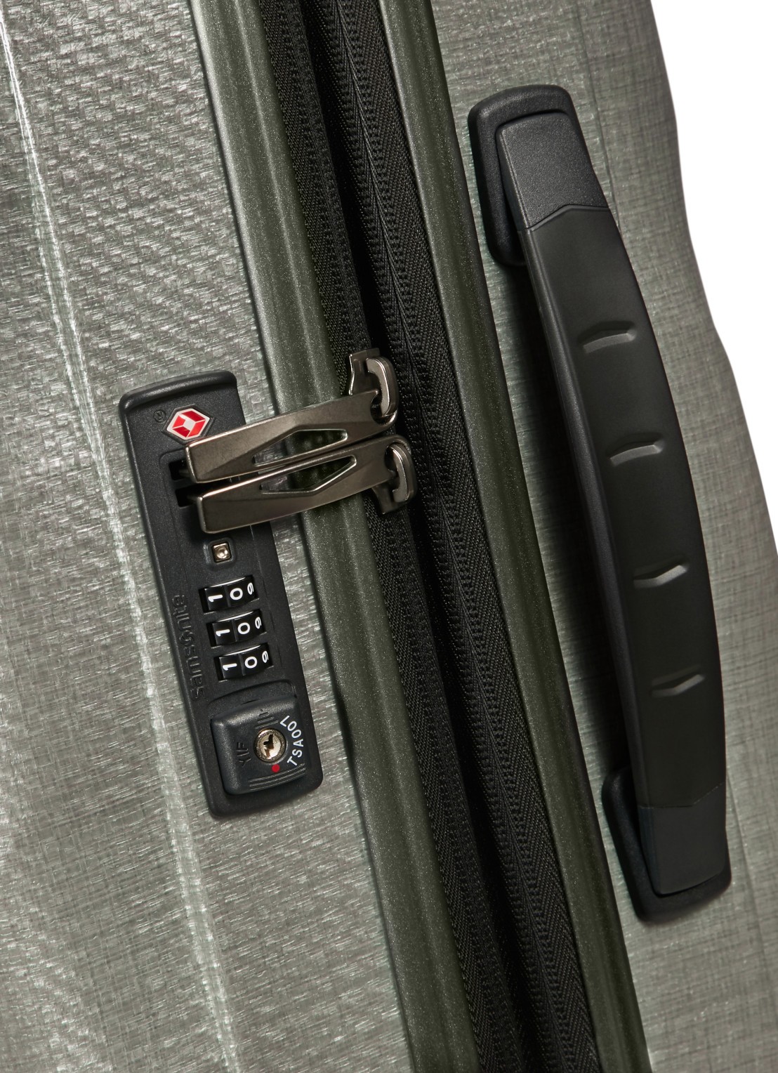 Samsonite C-Lite vergrootbare spinner 55 cm - detail 5 legergroen