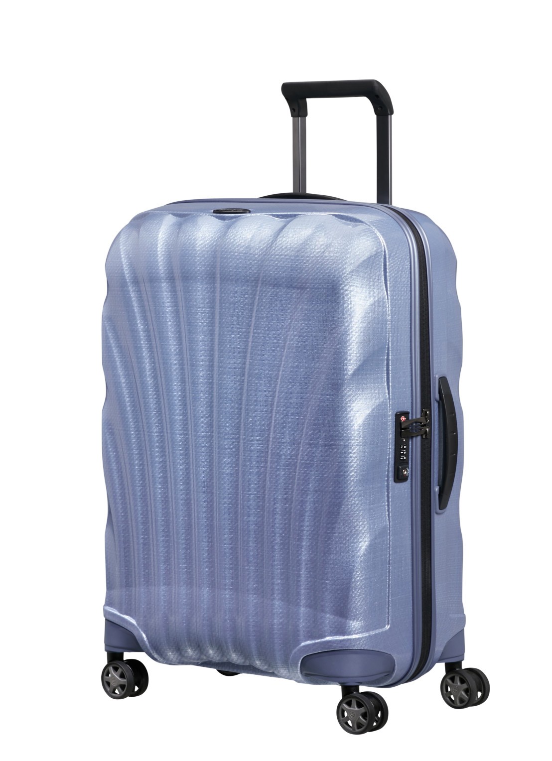 Samsonite C-Lite vergrootbare spinner 69 cm - voorkant 3 lavendel