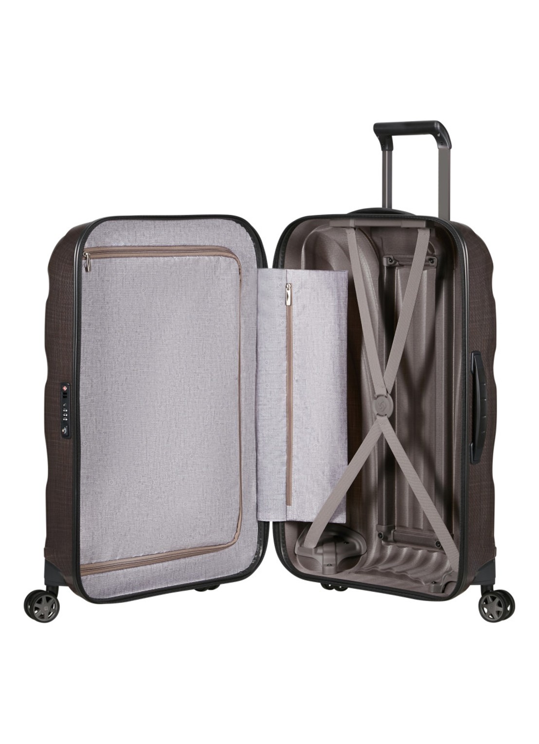 Samsonite C-Lite vergrootbare spinner 69 cm - detail 3 aubergine