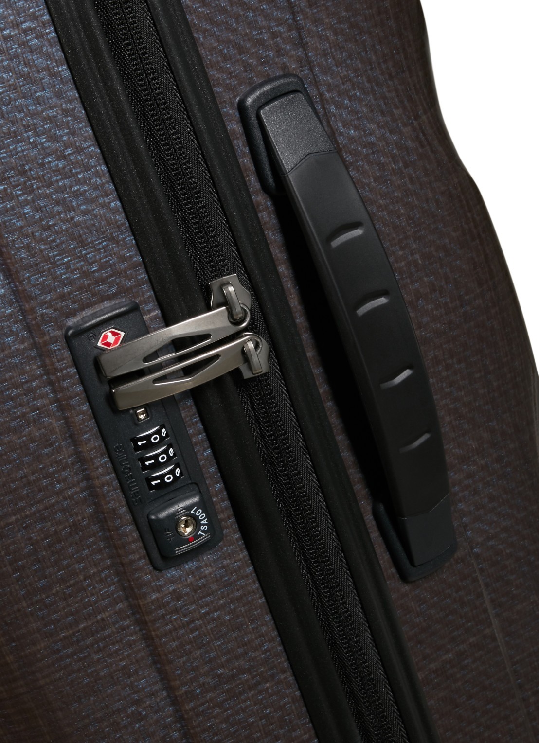 Samsonite C-Lite vergrootbare spinner 75 cm - detail 3 aubergine
