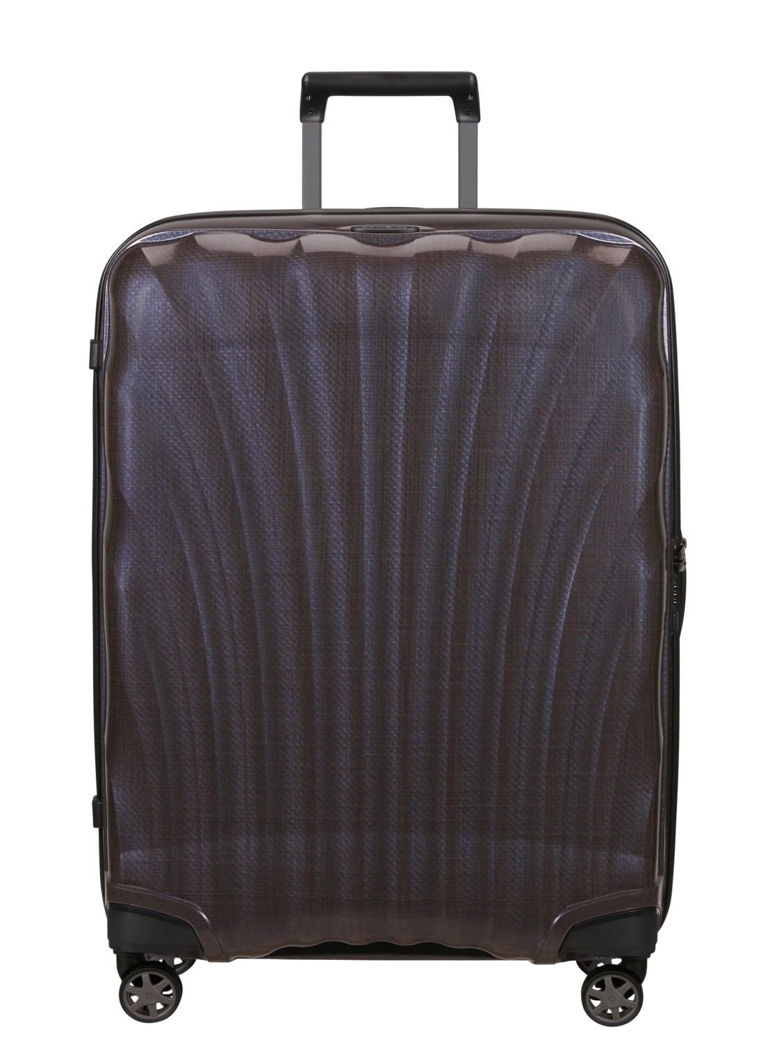 Samsonite C-Lite vergrootbare spinner 75 cm - voorkant 4 aubergine