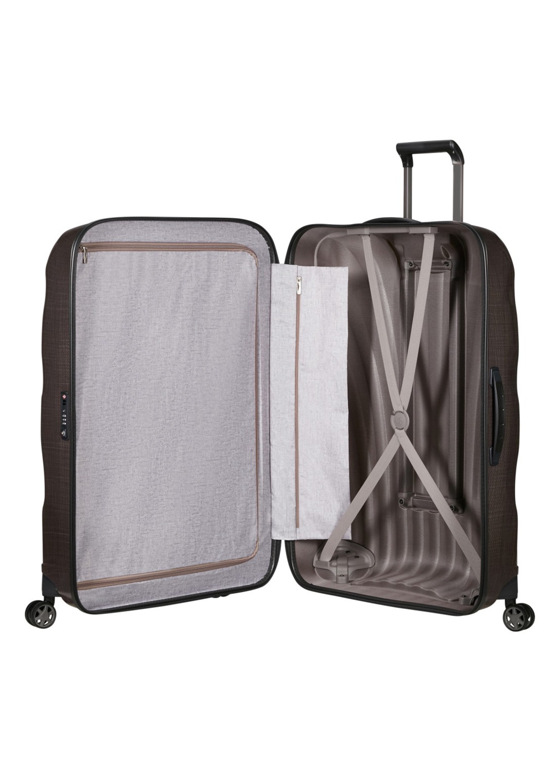 Samsonite C-Lite vergrootbare spinner 81 cm - detail 3 aubergine