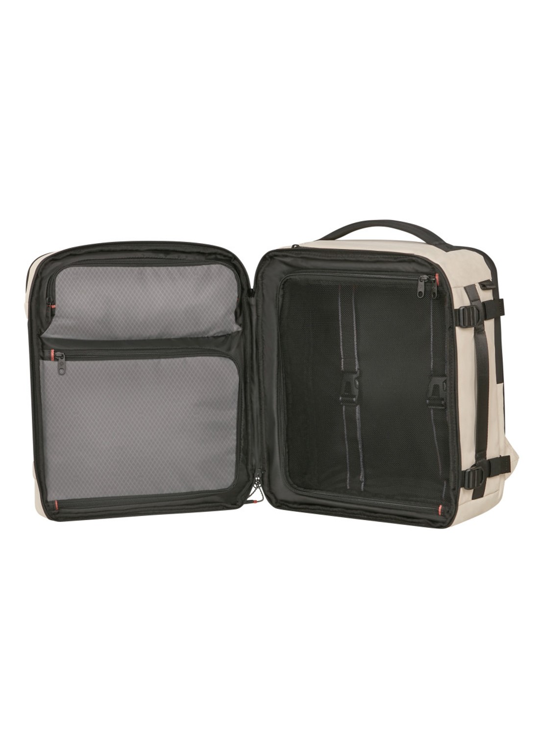 Samsonite Cabin Pack S rugzak - achterkant zand