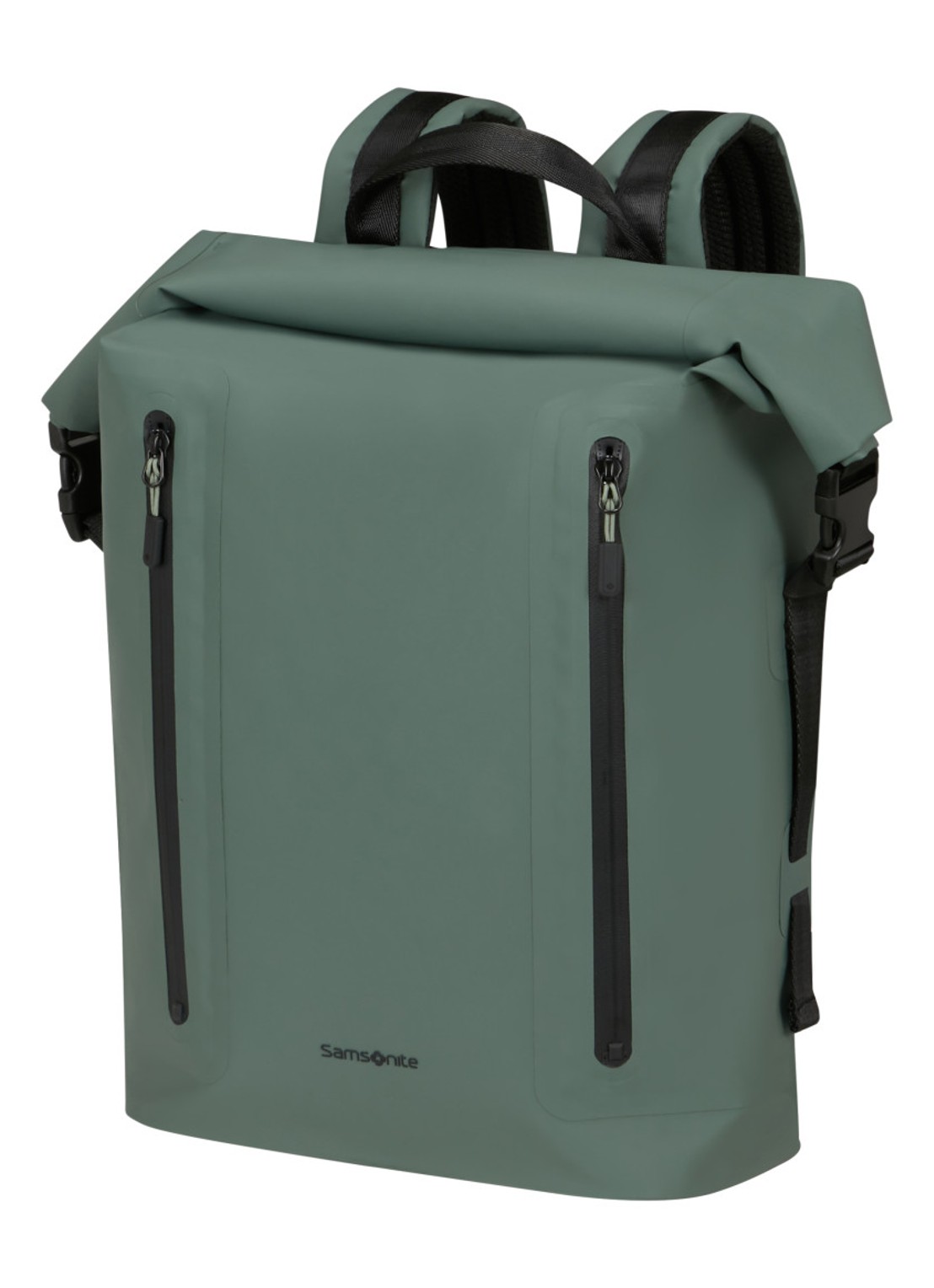 Samsonite Coatify Biz rugzak met 15.6 inch laptopvak - voorkant 3 green