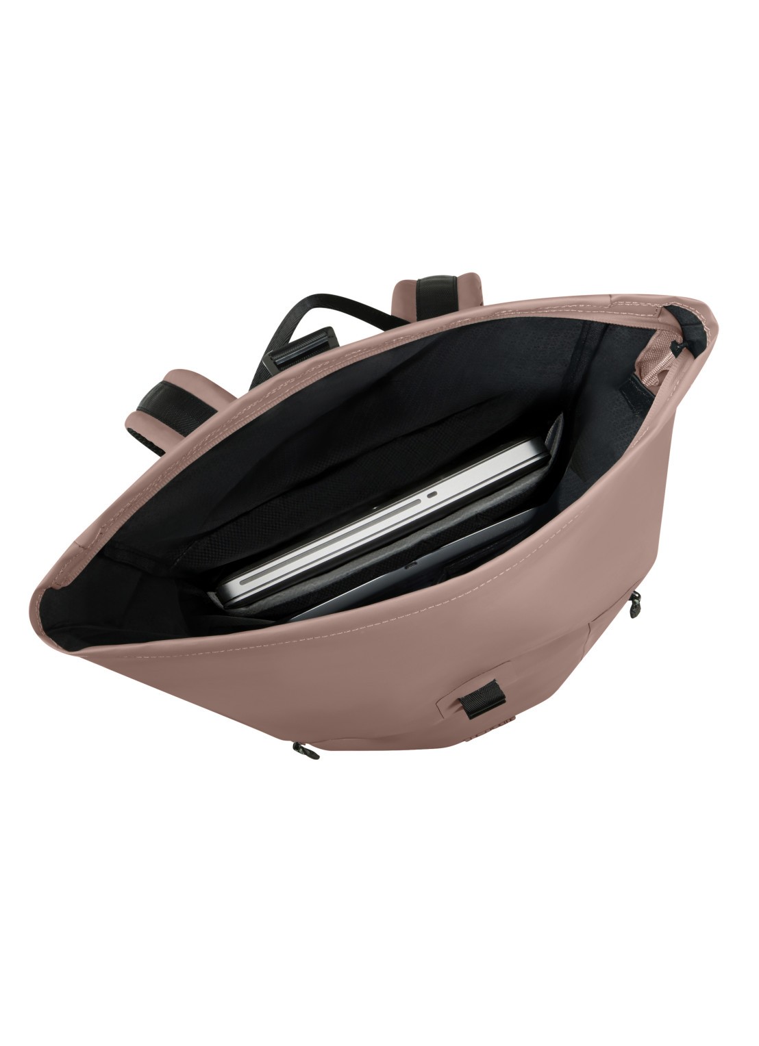 Samsonite Coatify rolltop rugzak met 14,1 inch laptopvak - detail 4 oudroze