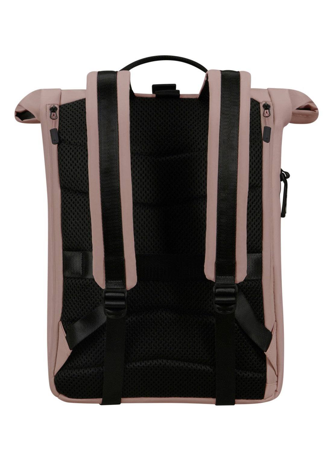 Samsonite Coatify rolltop rugzak met 15,6 inch laptopvak - achterkant roze