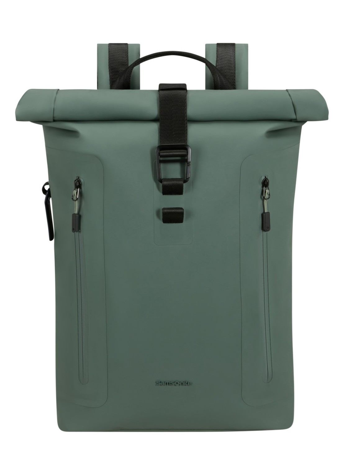 Samsonite Coatify rugzak met  15,6 inch laptopvak - voorkant olijfgroen