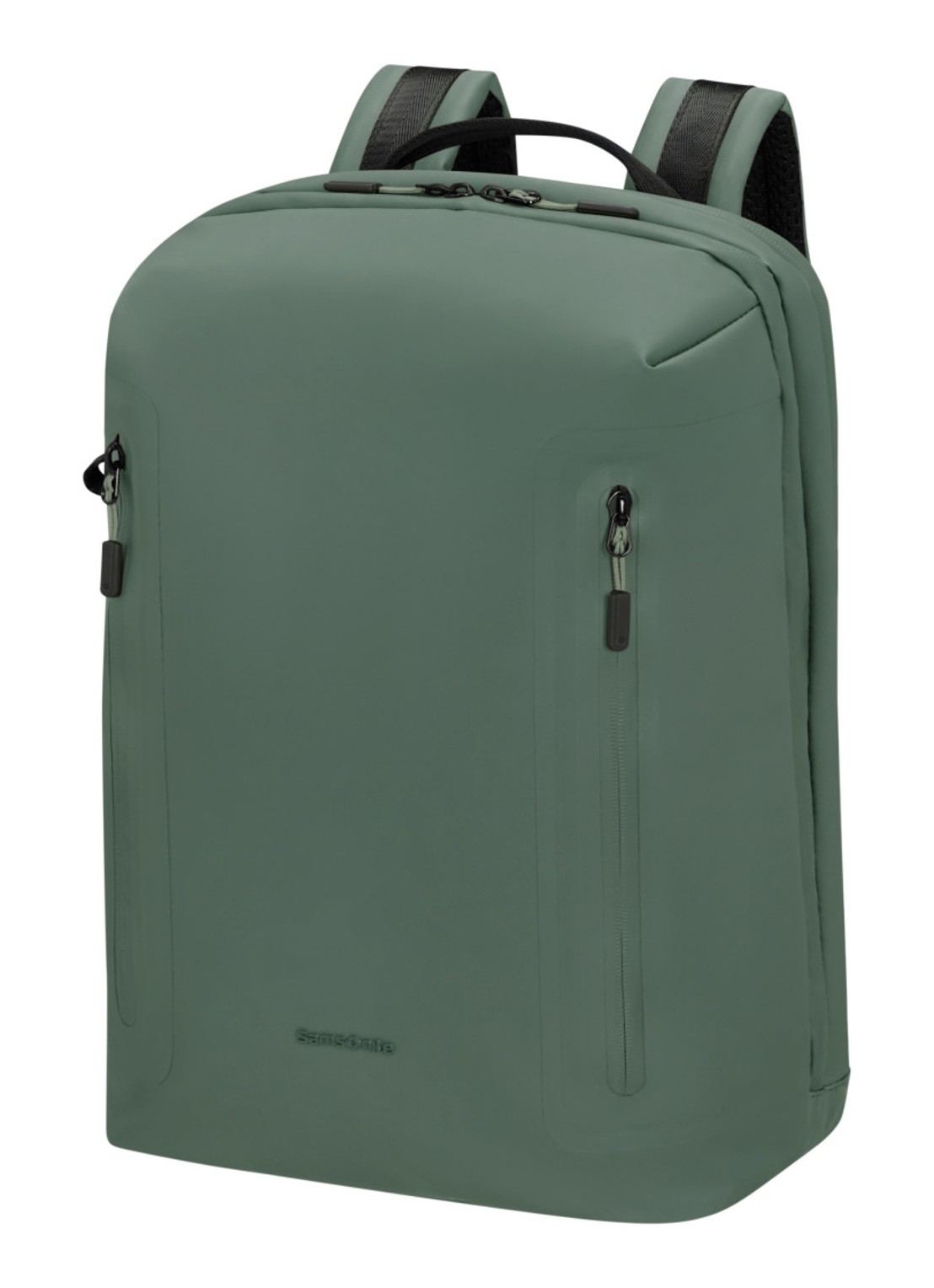 Samsonite Coatify vergrootbare rugzak met 15,6 inch laptopvak - voorkant 3 olijfgroen
