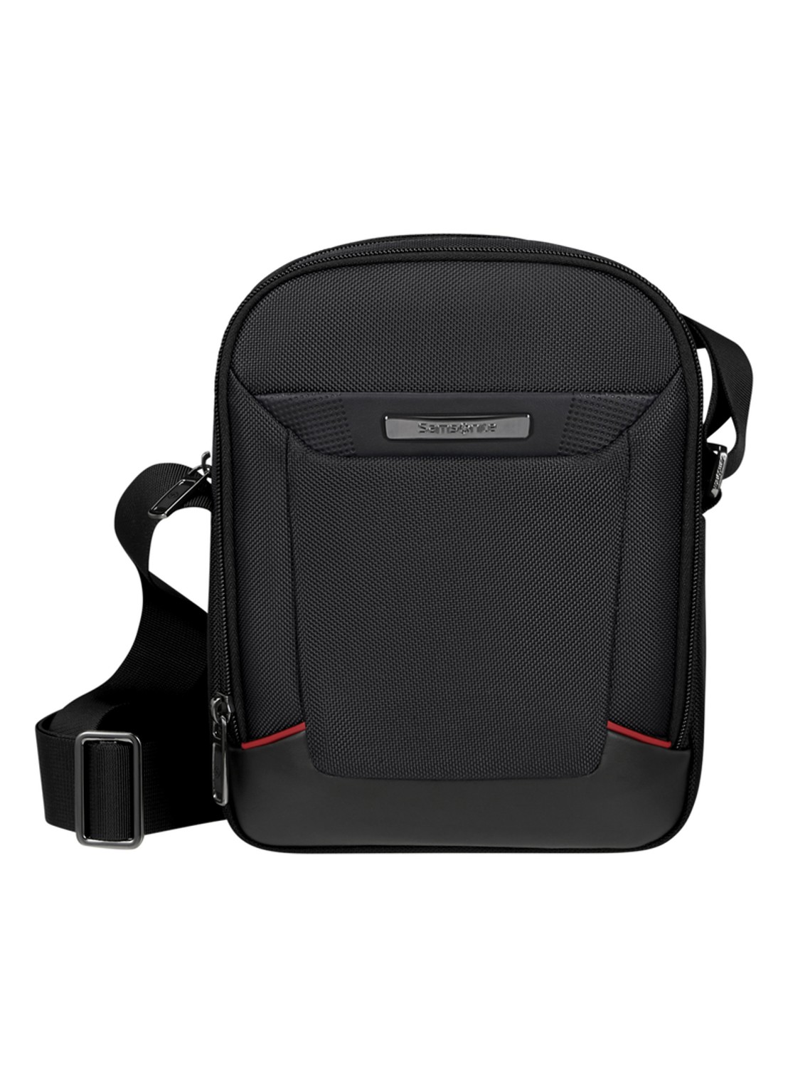 Samsonite Crossbodytas met logo  - voorkant zwart